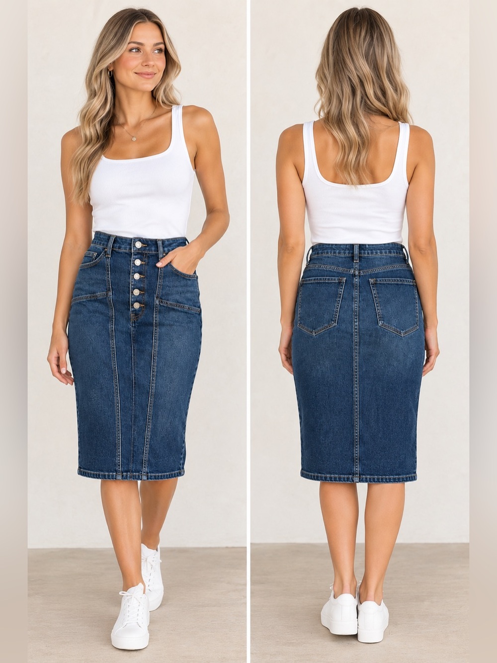 Vervet Denim Skirt